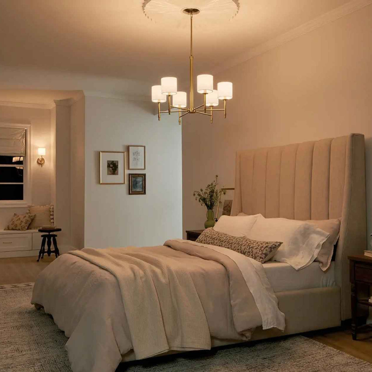Fall Bedroom Refresh with Lighting & Decor