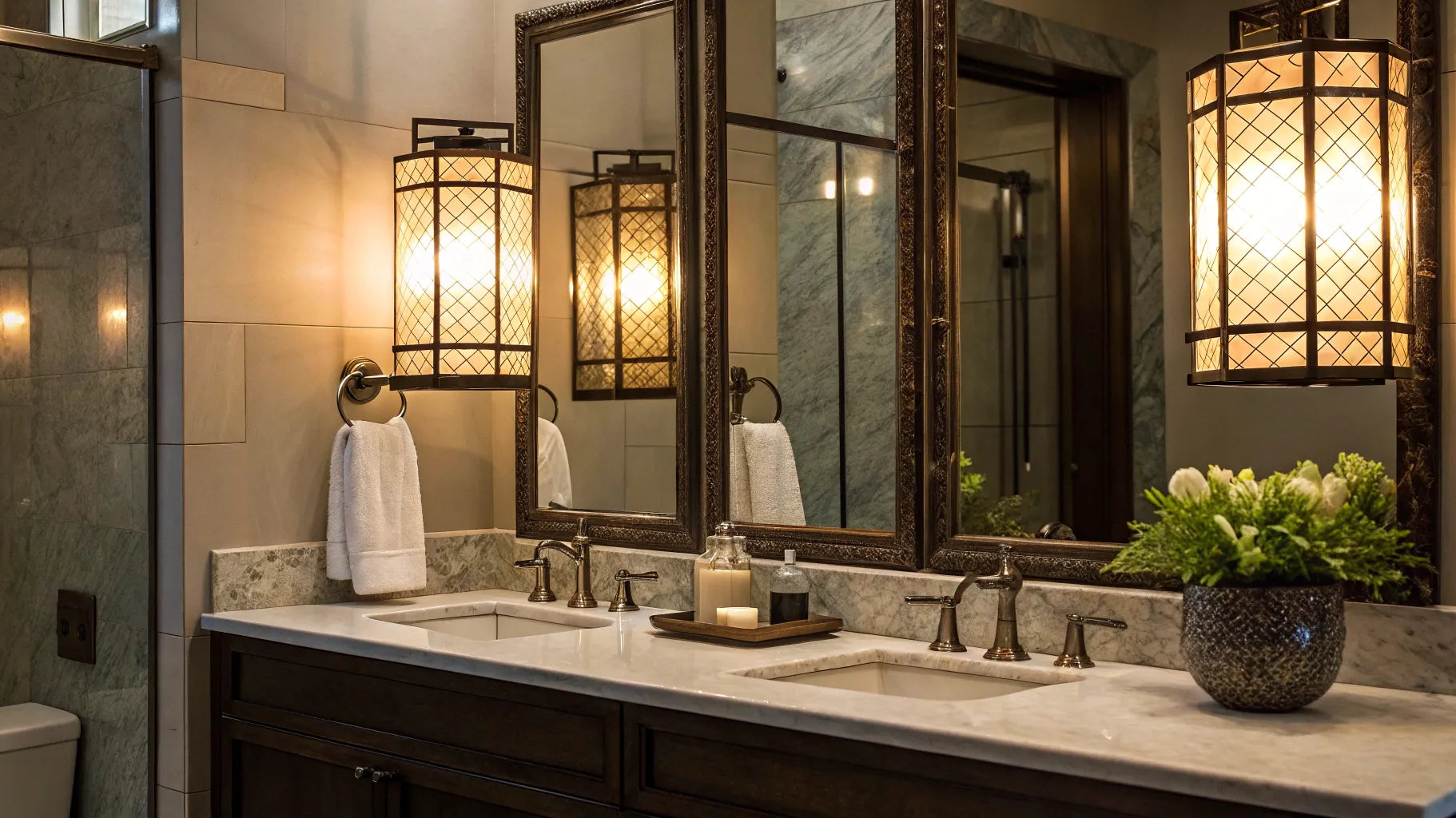 2-light vanity fixture.
