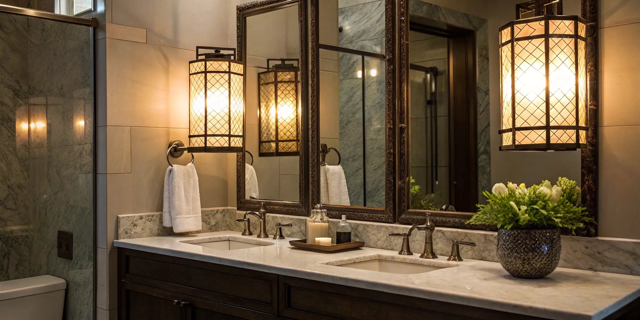 2-light vanity fixture.