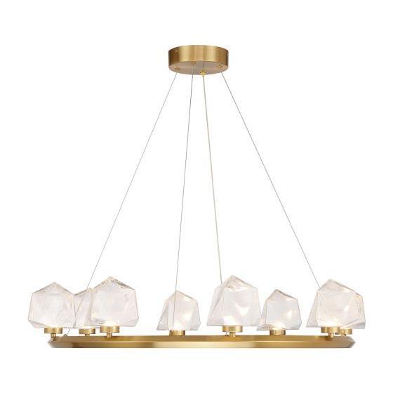 Savoy House - 1-1238-8-322 - LED Chandelier - Castello - Warm Brass