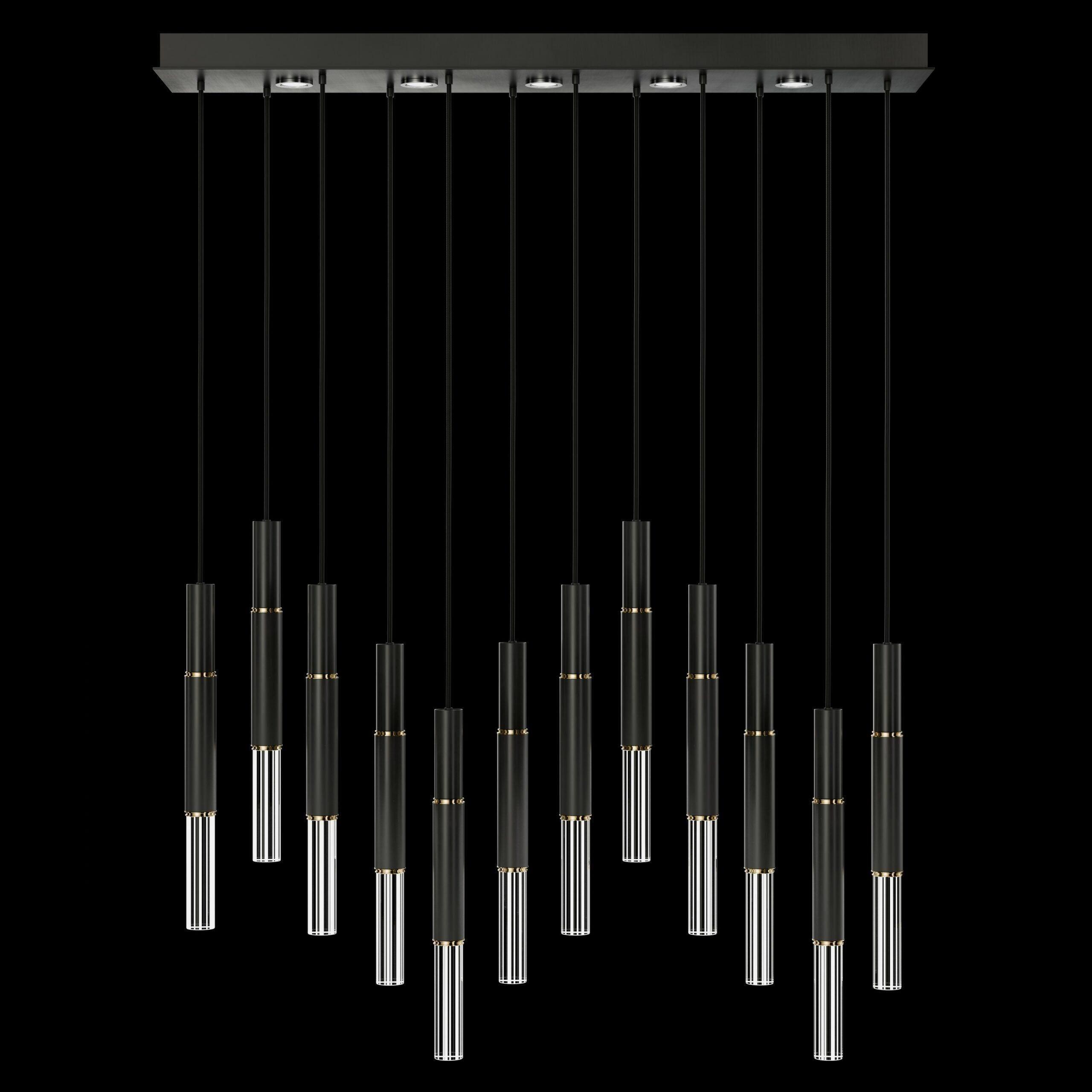 Fine Art Handcrafted Lighting - Antonia LED Linear Pendant - 100019-110 - Canada Light Shop