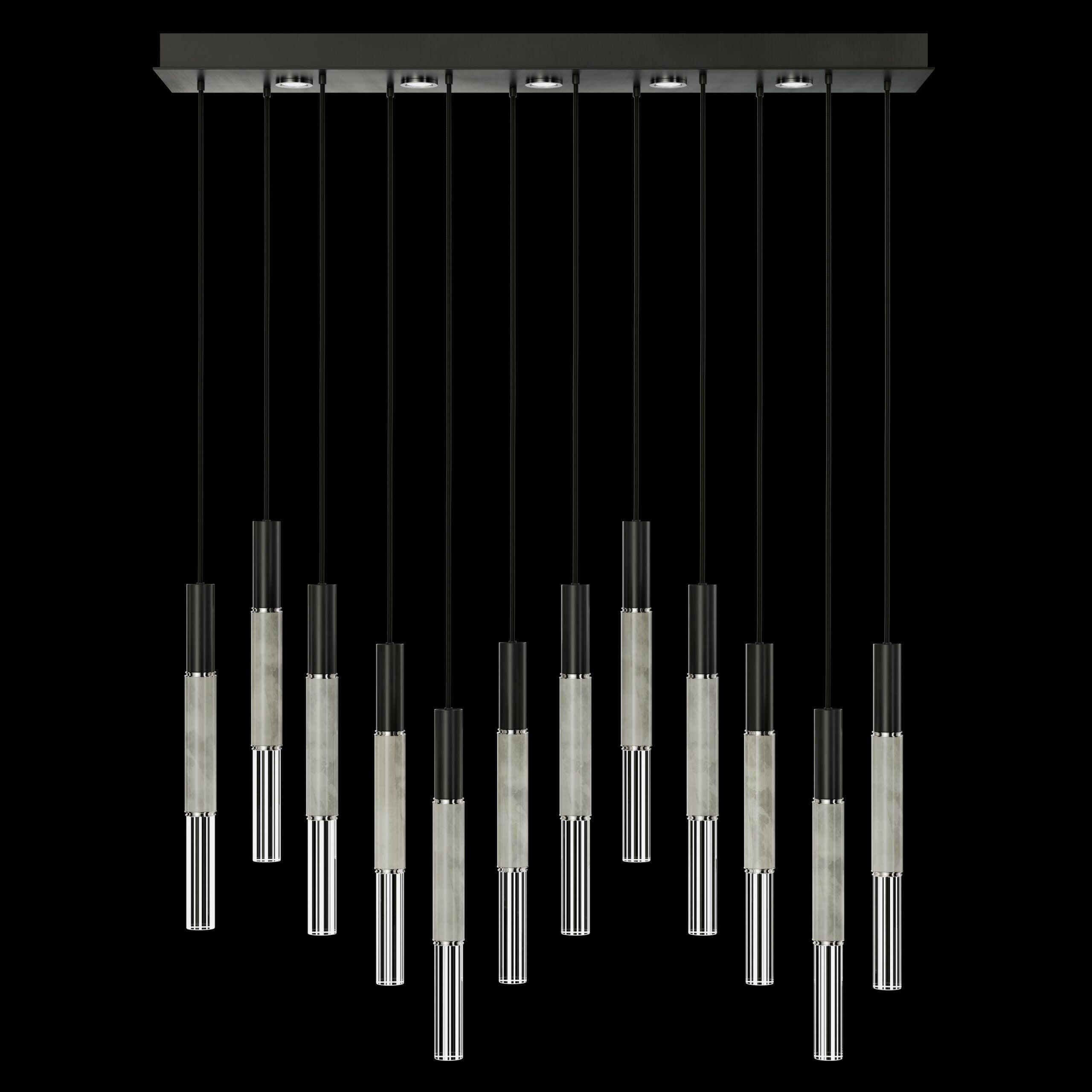 Fine Art Handcrafted Lighting - Antonia LED Linear Pendant - 100019-110 - Canada Light Shop