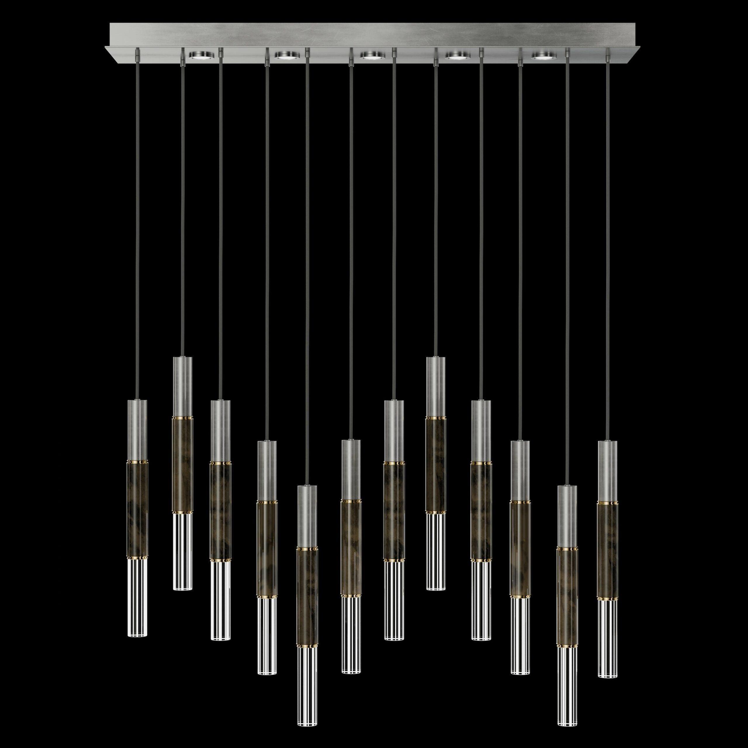 Fine Art Handcrafted Lighting - Antonia LED Linear Pendant - 100019-110 - Canada Light Shop