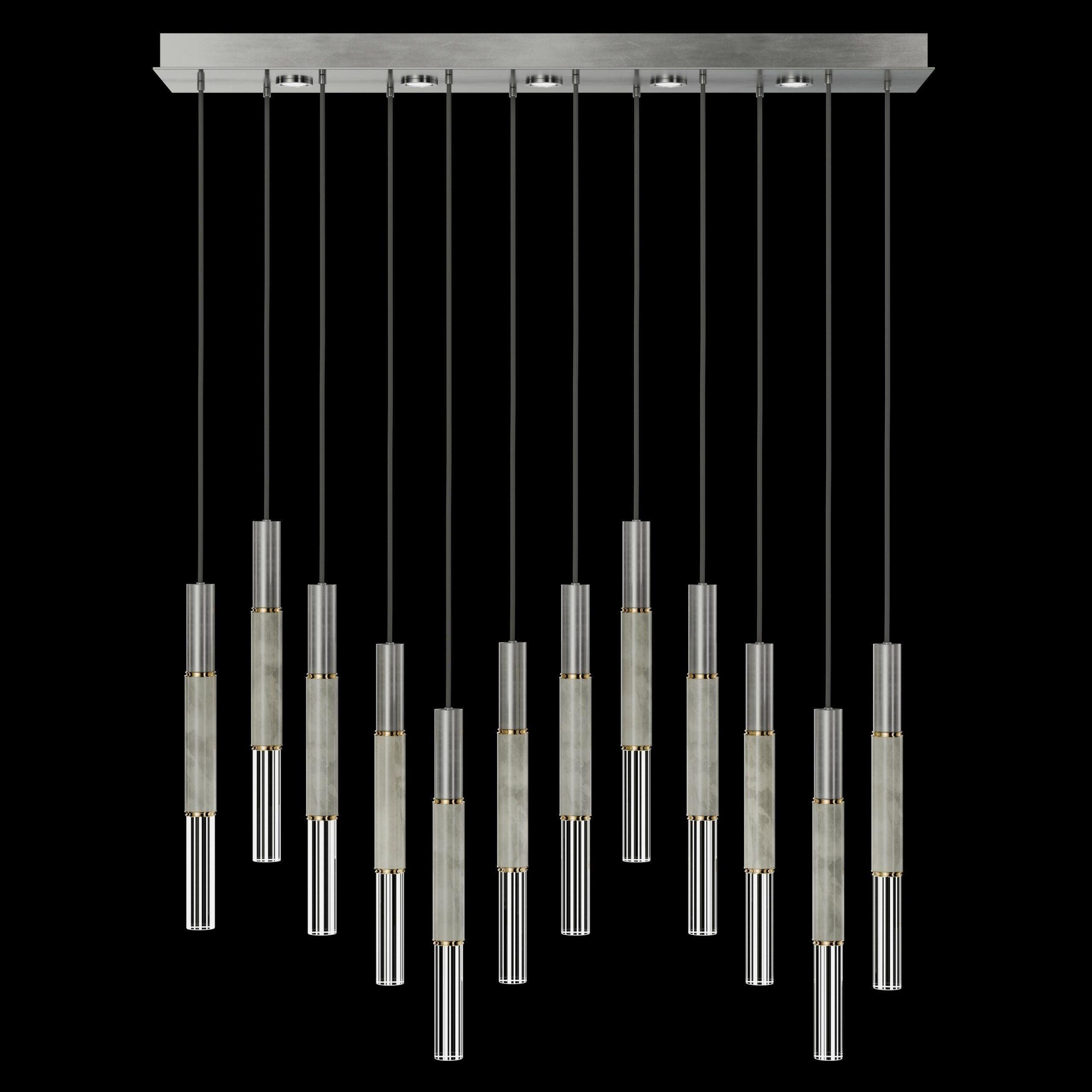 Fine Art Handcrafted Lighting - Antonia LED Linear Pendant - 100019-110 - Canada Light Shop