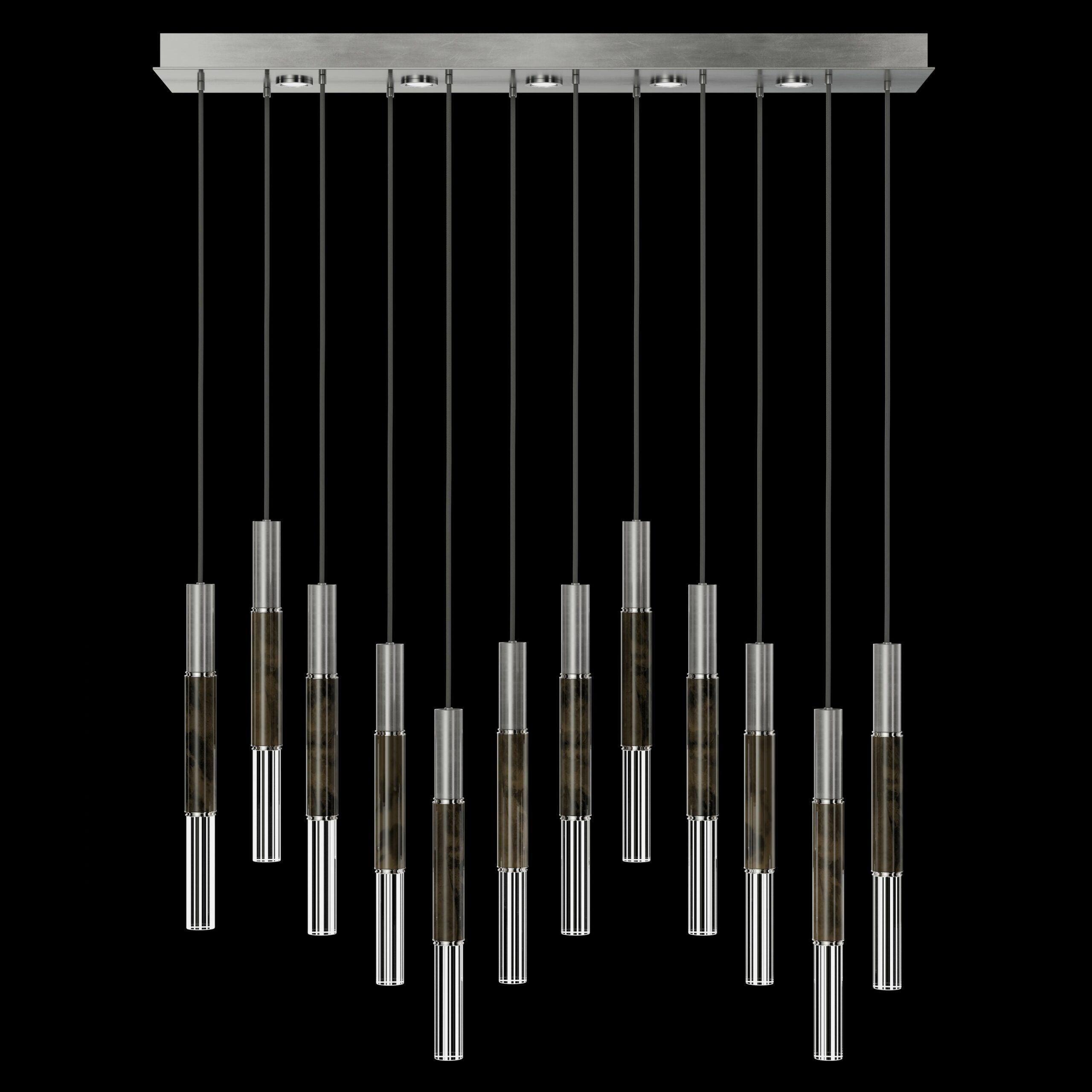 Fine Art Handcrafted Lighting - Antonia LED Linear Pendant - 100019-110 - Canada Light Shop