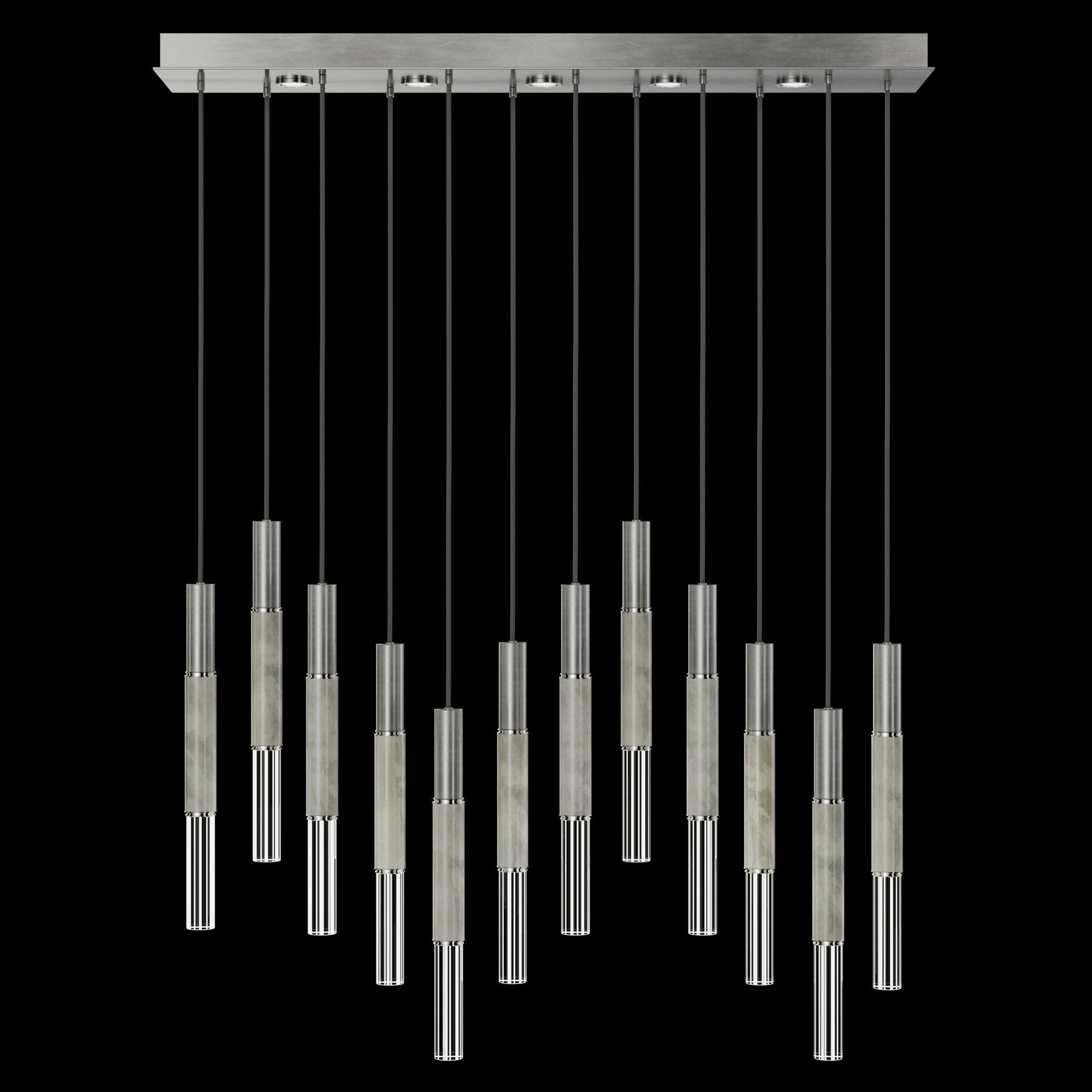 Fine Art Handcrafted Lighting - Antonia LED Linear Pendant - 100019-110 - Canada Light Shop