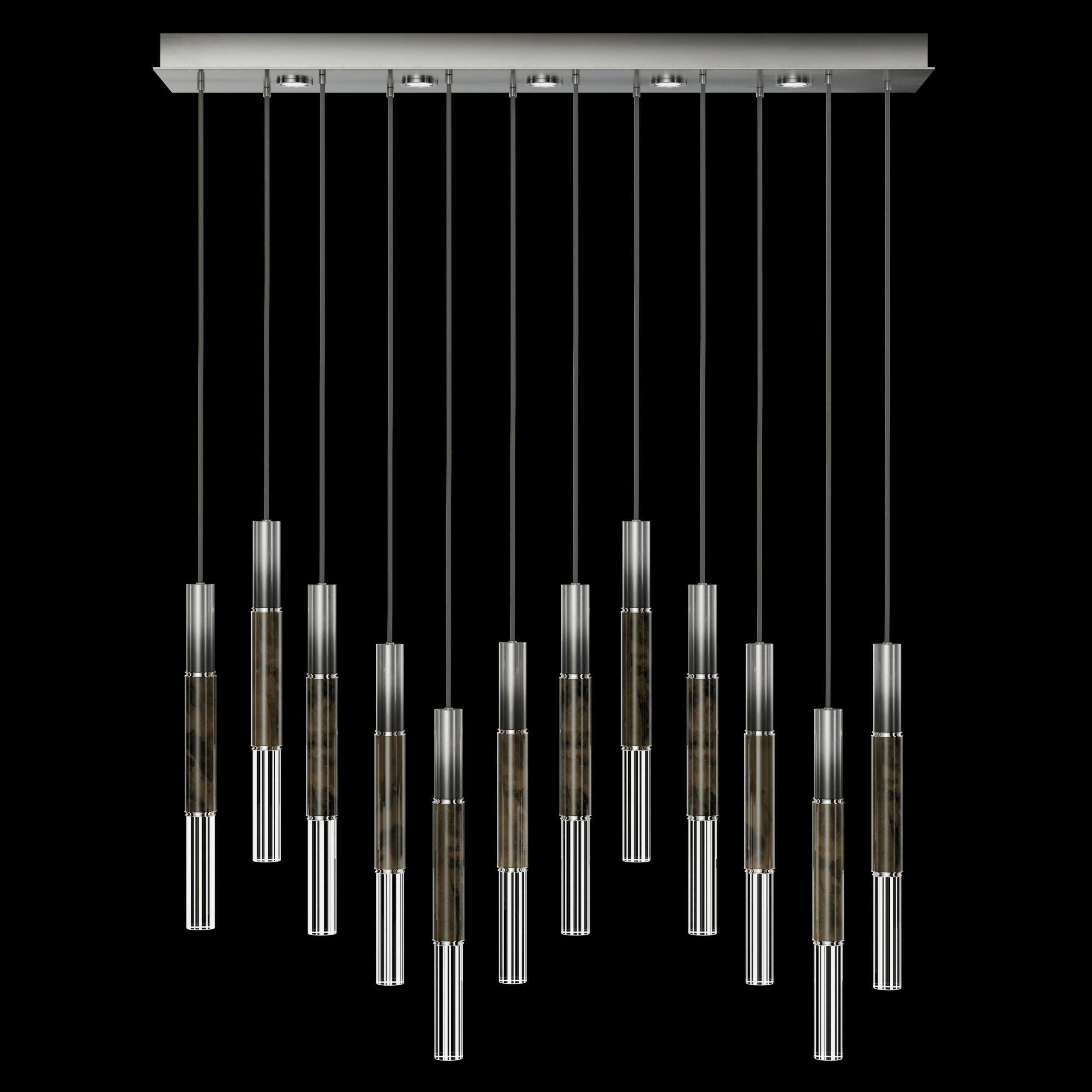 Fine Art Handcrafted Lighting - Antonia LED Linear Pendant - 100019-110 - Canada Light Shop