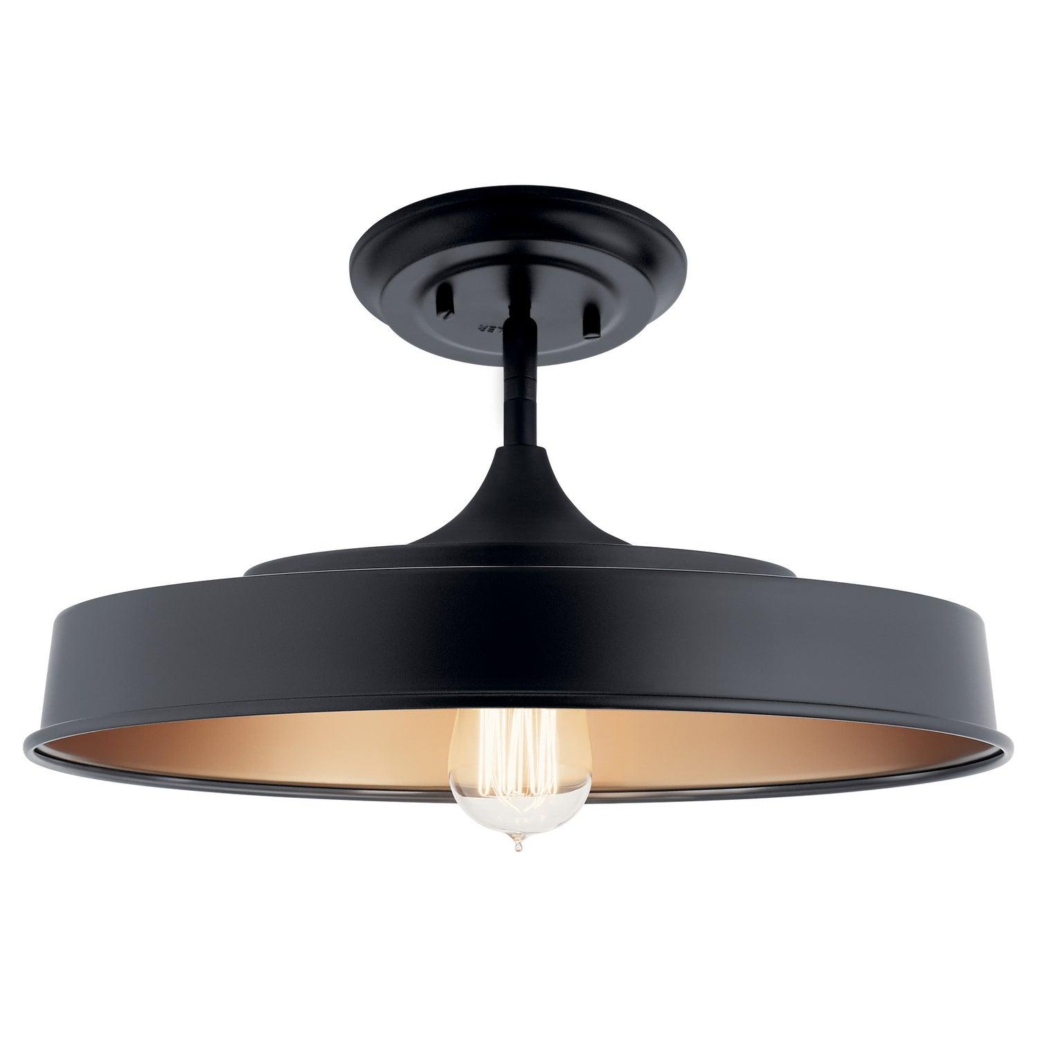 Kichler - Elias Semi Flush Mount - 52098BK - Canada Light Shop