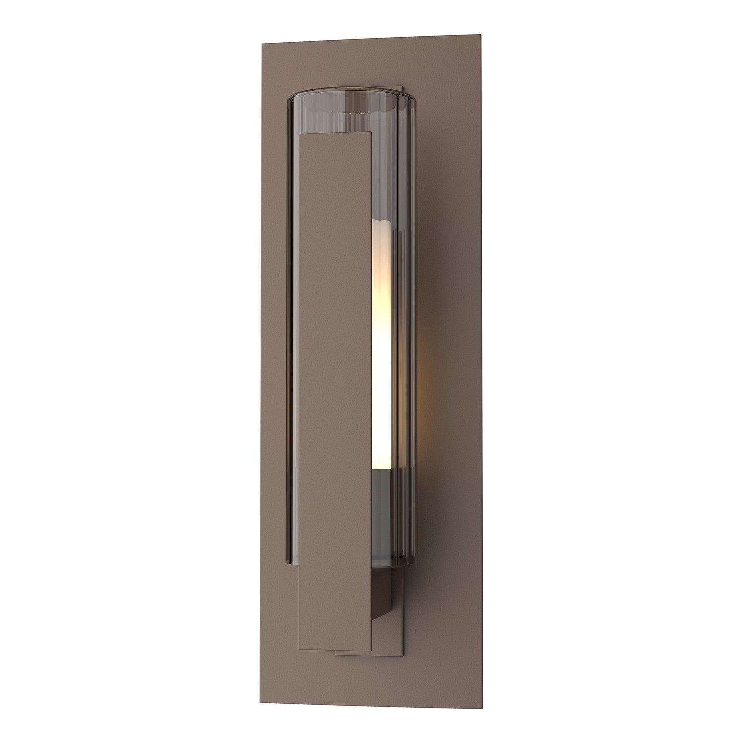 Hubbardton Forge - Vertical Bar Outdoor Wall Sconce - Fluted Glass - 307281-SKT-75-ZU0660 - Canada Light Shop