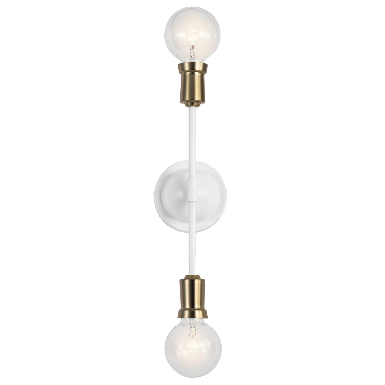 Kichler - Armstrong Wall Sconce - 43195WH - Canada Light Shop