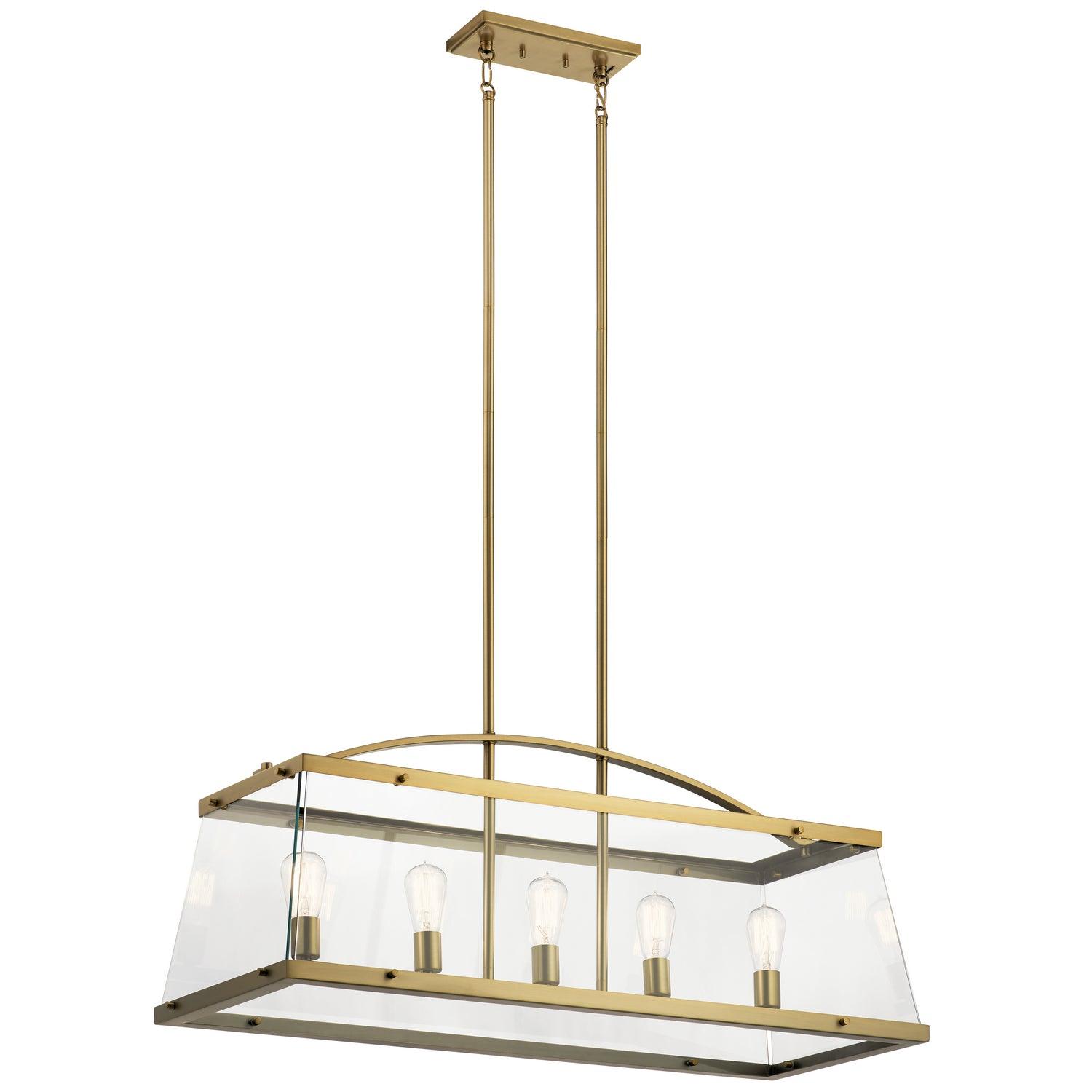 Kichler - Darton Linear Chandelier - 52123BNB - Canada Light Shop