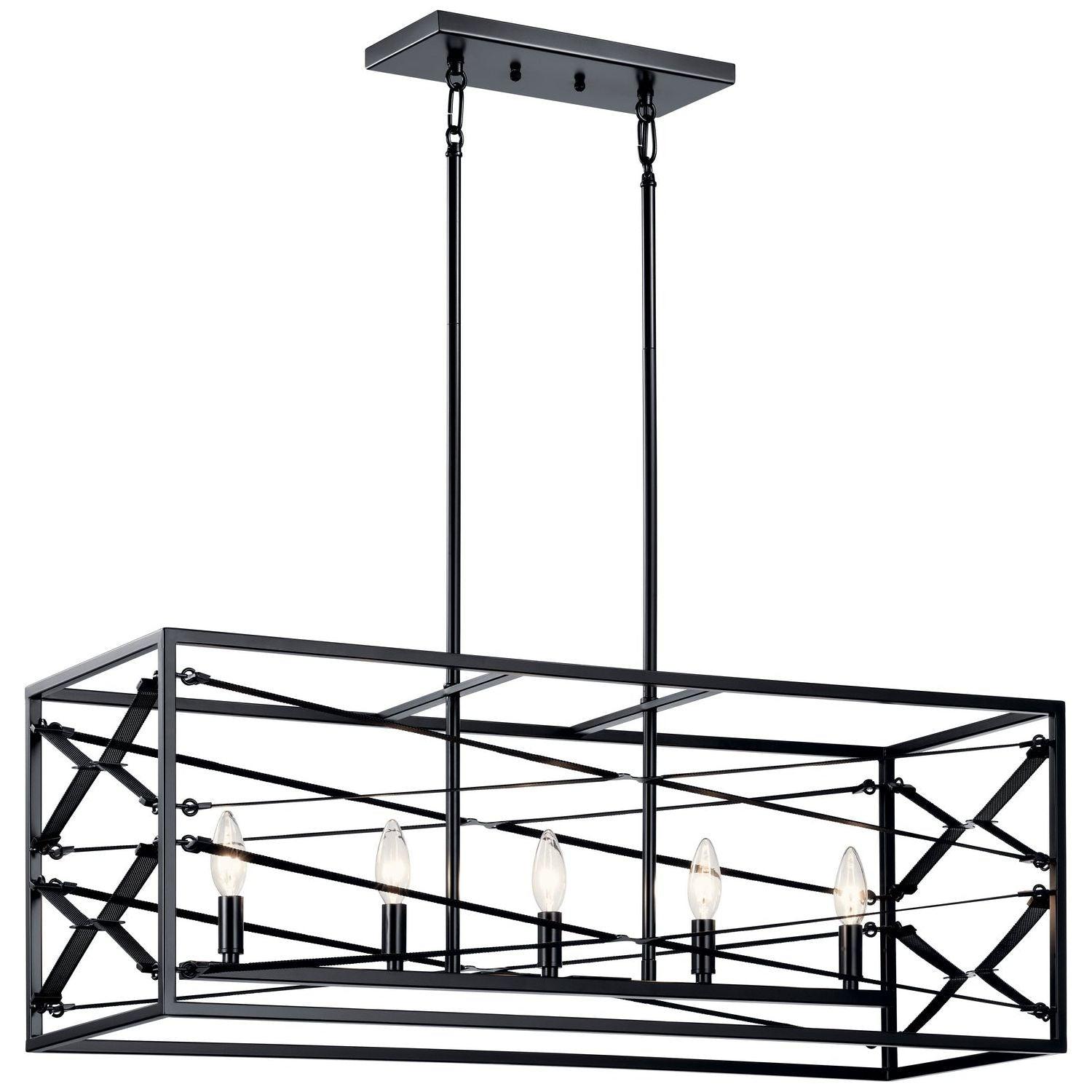 Kichler - Sevan Linear Chandelier - 52140BK - Canada Light Shop