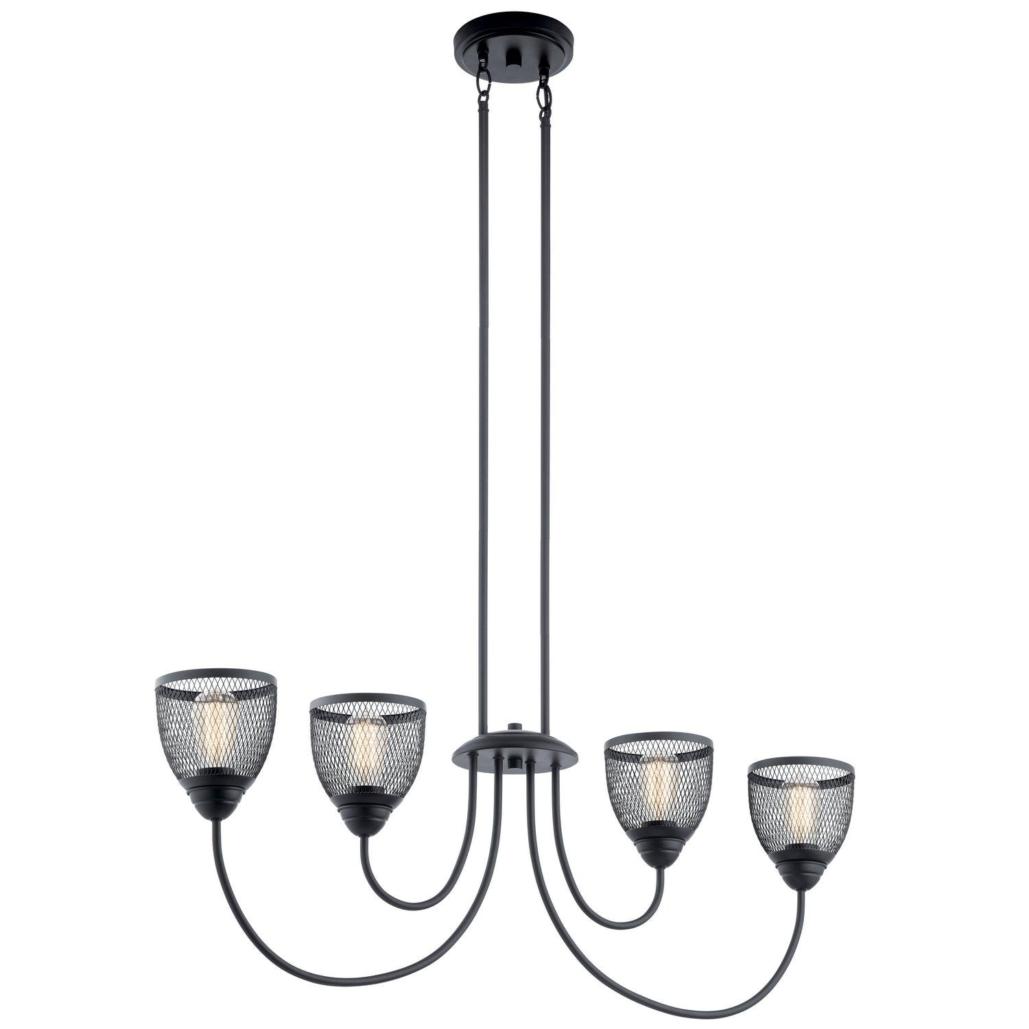 Kichler - Voclain Linear Chandelier - 52273BK - Canada Light Shop