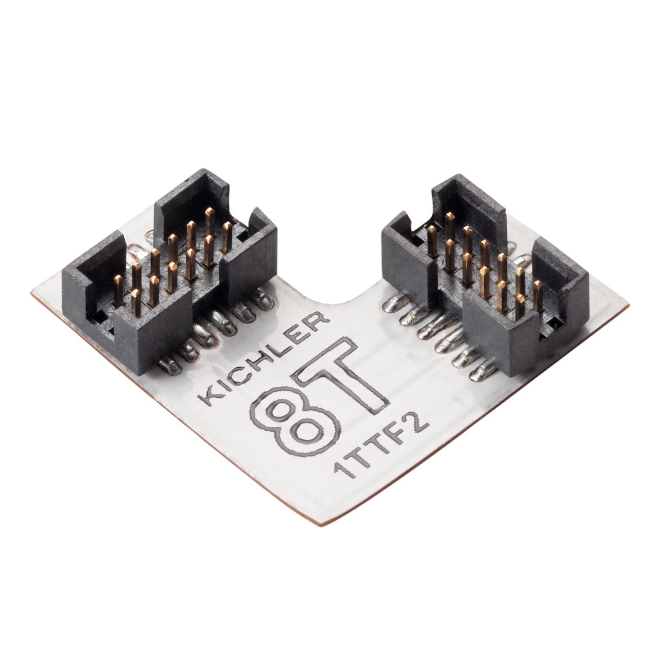 Kichler - 8T Tape Light Led Connector - 90° Tape-to-Tape - 8T1TTF2WH - Canada Light Shop