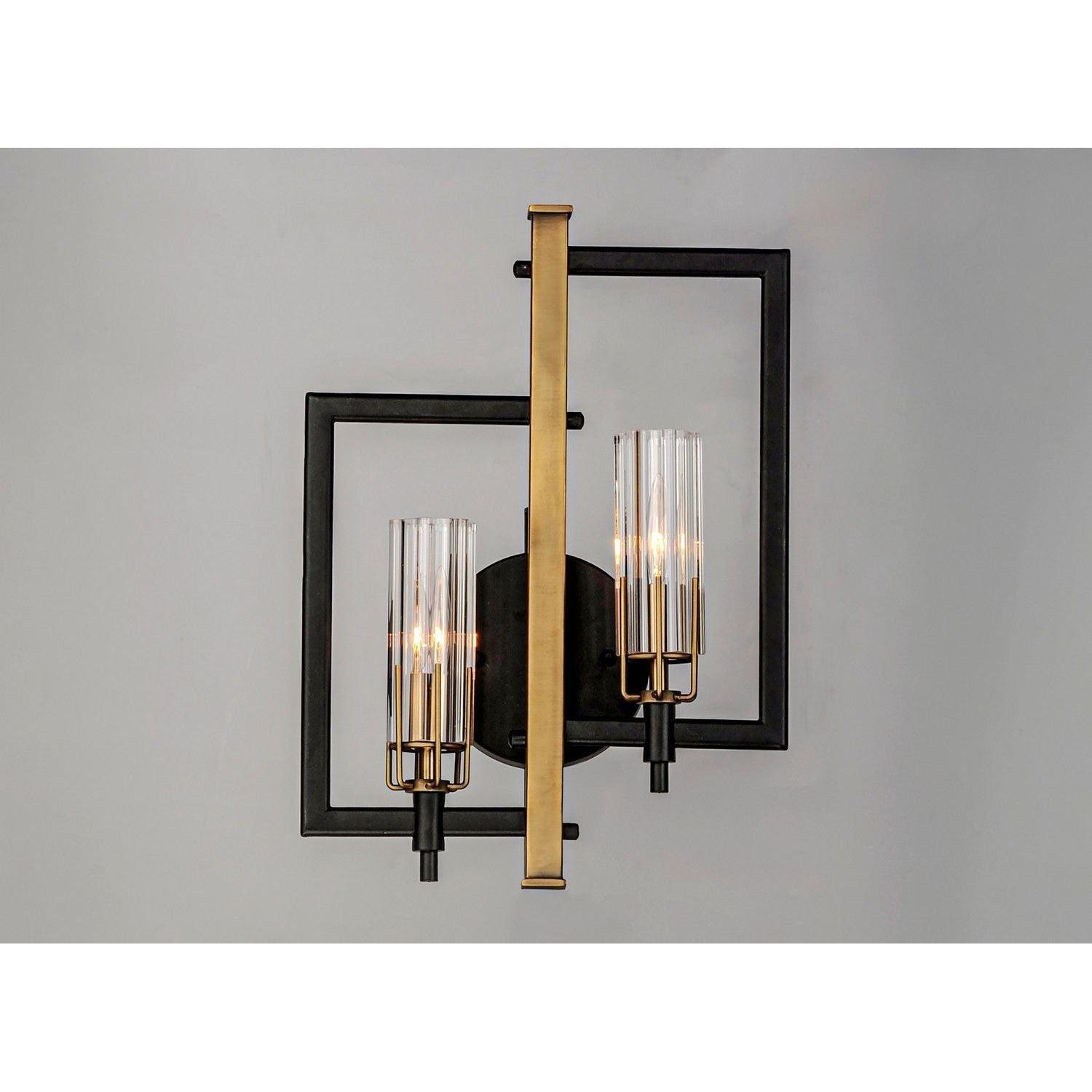 Maxim Lighting - Flambeau Wall Sconce - 16112CLBKAB - Canada Light Shop