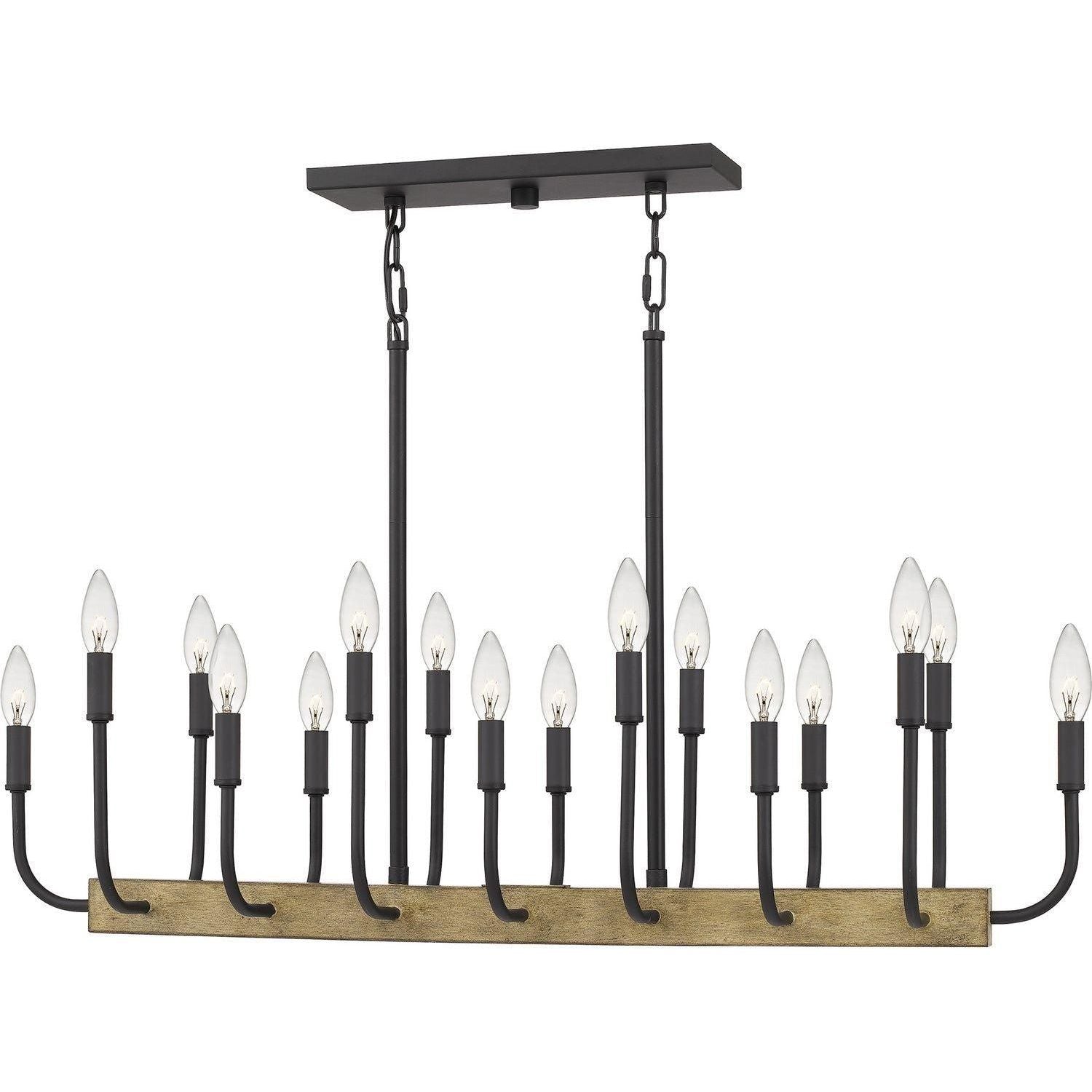 Quoizel - Coda Island Chandelier - COD139MBK - Canada Light Shop