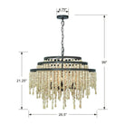 Crystorama - Poppy Six Light Chandelier - POP-A5076-FB - Canada Light Shop