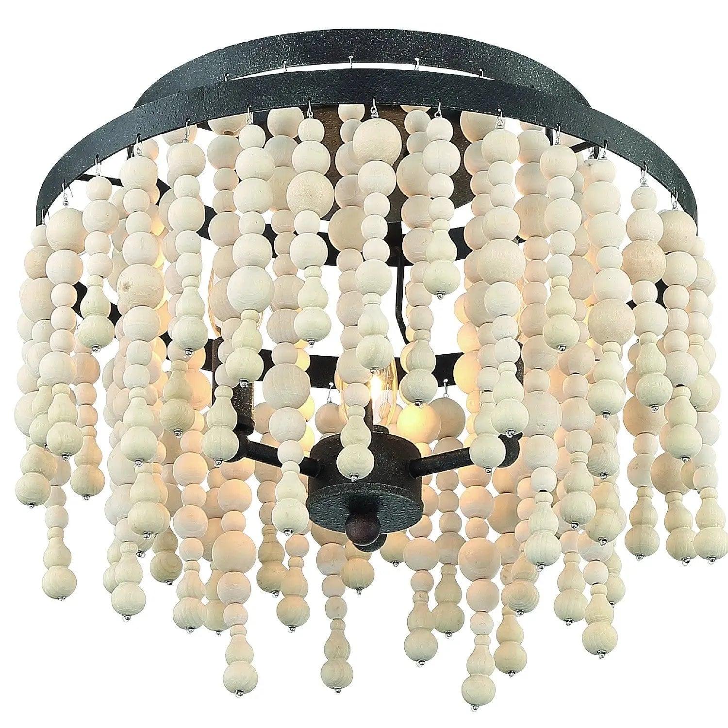 Crystorama - Poppy Three Light Ceiling Mount - POP-A5073-FB - Canada Light Shop