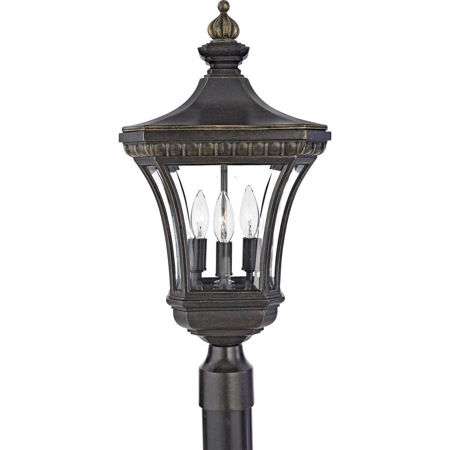 Quoizel - Devon Outdoor Post Lantern - DE9256IB - Canada Light Shop