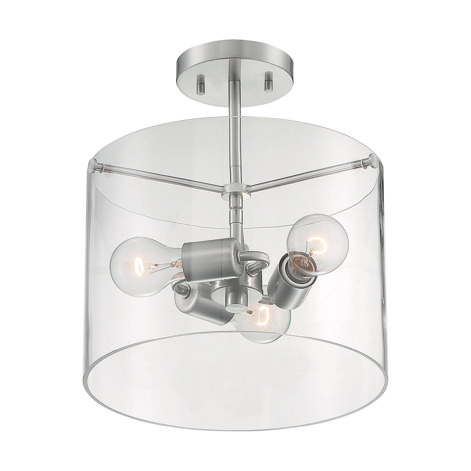 Nuvo Lighting - Sommerset Semi Flush Mount - 60-7178 - Canada Light Shop