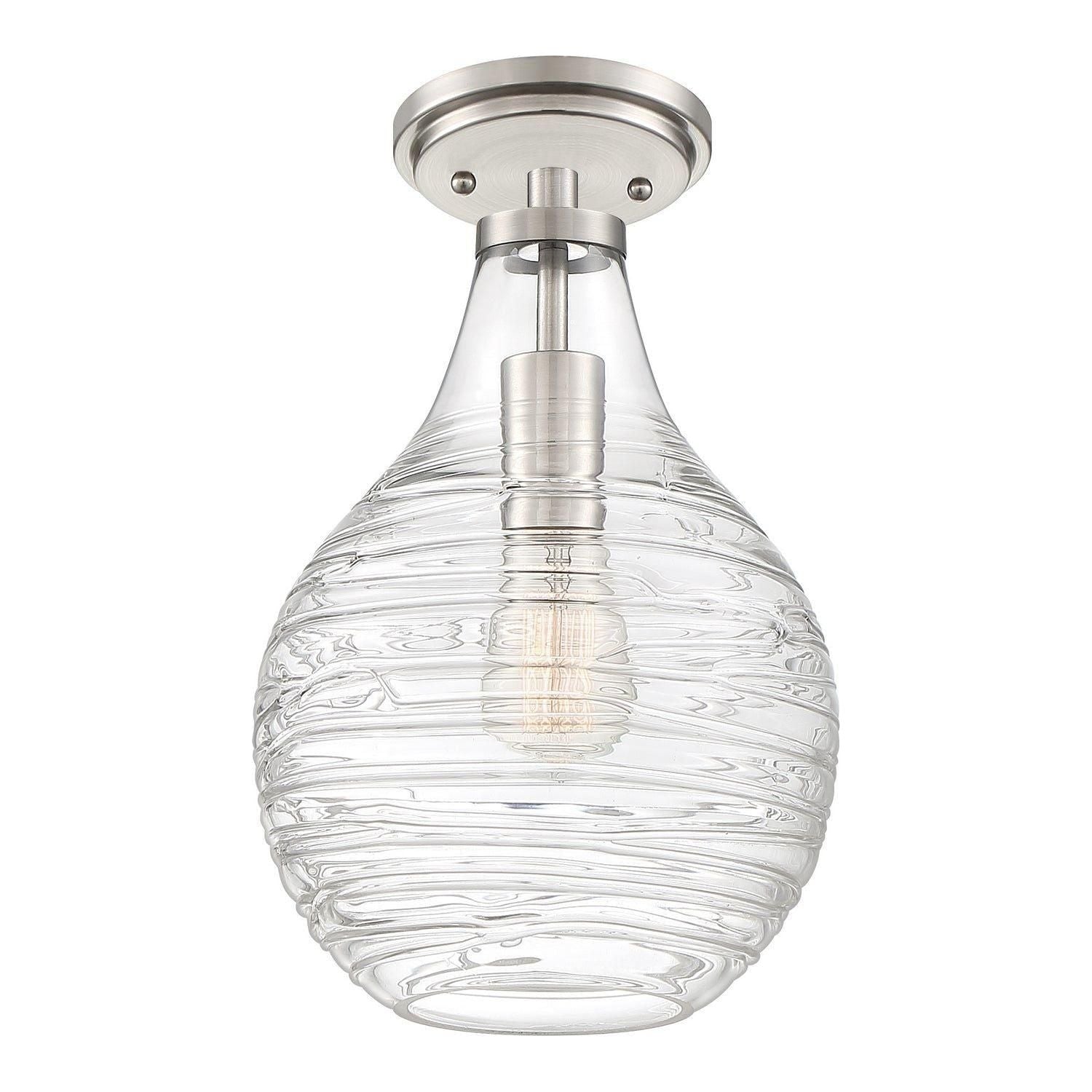 Quoizel - Genie Semi-Flush Mount - QSF4019BN - Canada Light Shop