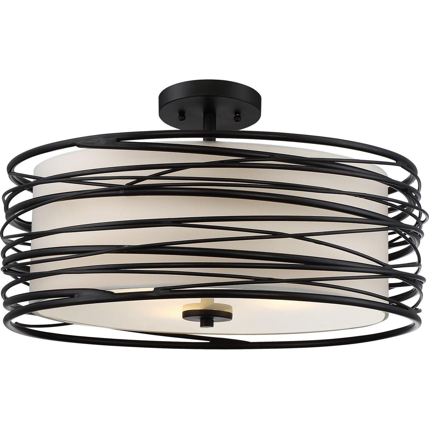 Quoizel - Spiral Semi-Flush Mount - SPL1720K - Canada Light Shop