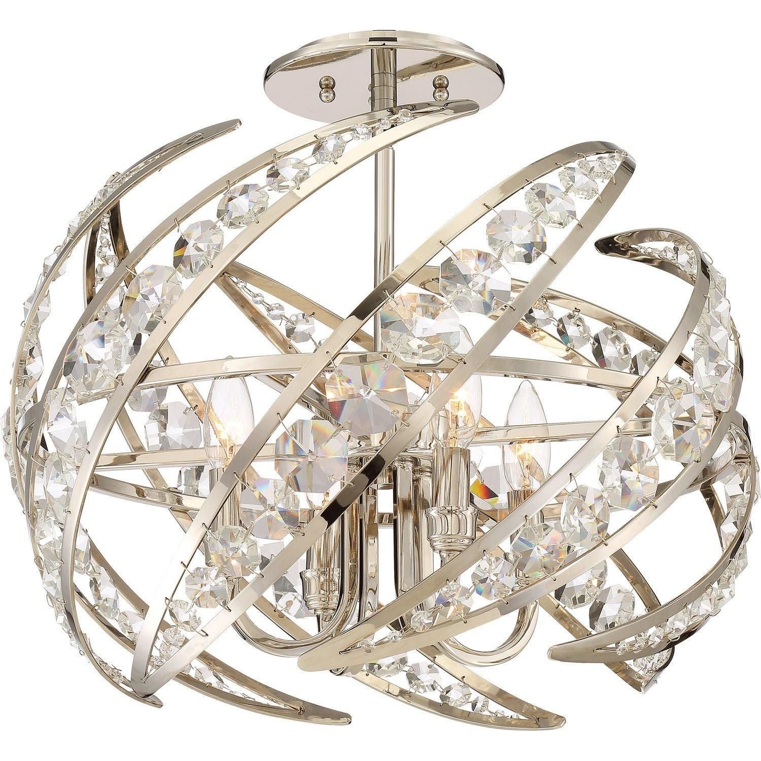 Quoizel - Crescent Semi-Flush Mount - PCCN1718PK - Canada Light Shop