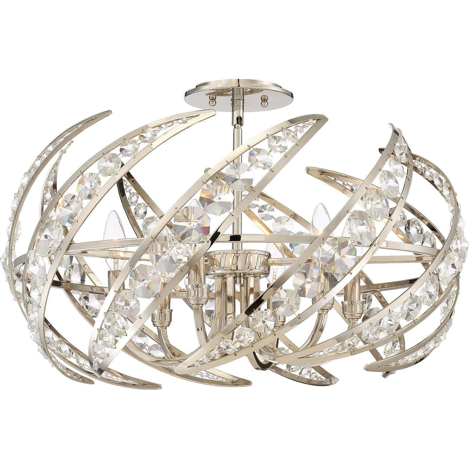 Quoizel - Crescent Semi-Flush Mount - PCCN1724PK - Canada Light Shop