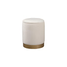 Elegant Lighting - Ozman Ottoman - OT1015BGE - Canada Light Shop