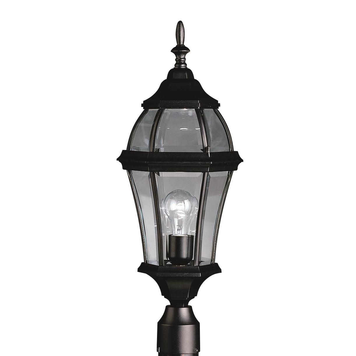 Kichler - Townhouse Outdoor Post Mount - 9992BK - Canada Light Shop