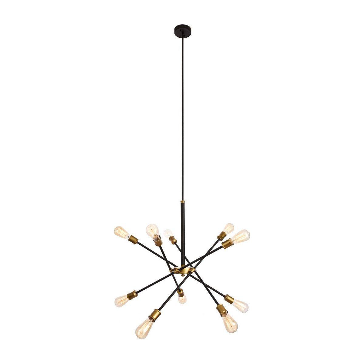 Elegant Lighting - Axel Chandelier - LD8003D28BK - Canada Light Shop