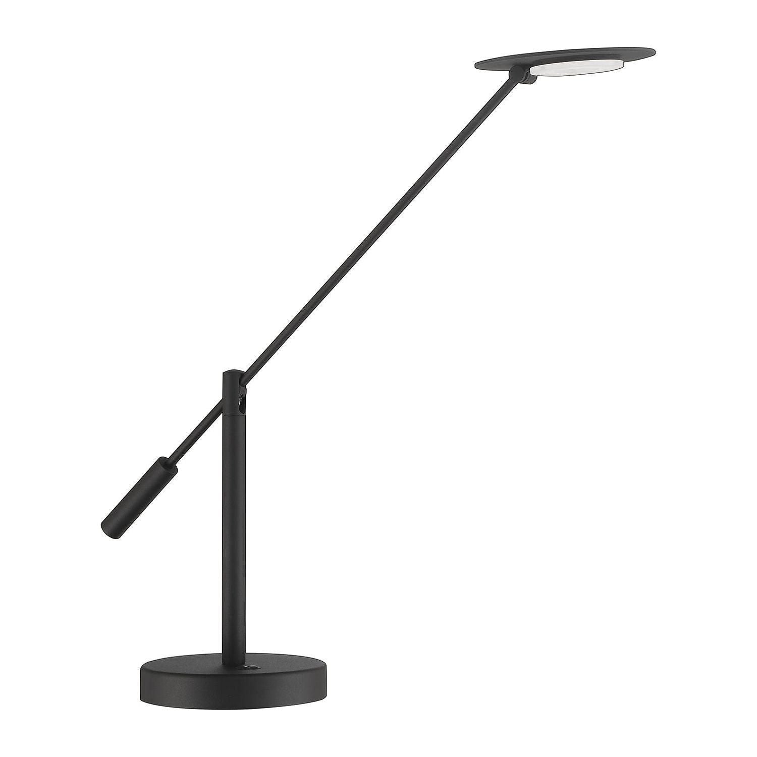 Kendal Lighting - Revelation LED Desk Lamp - PTL5016-BLK - Canada Light Shop