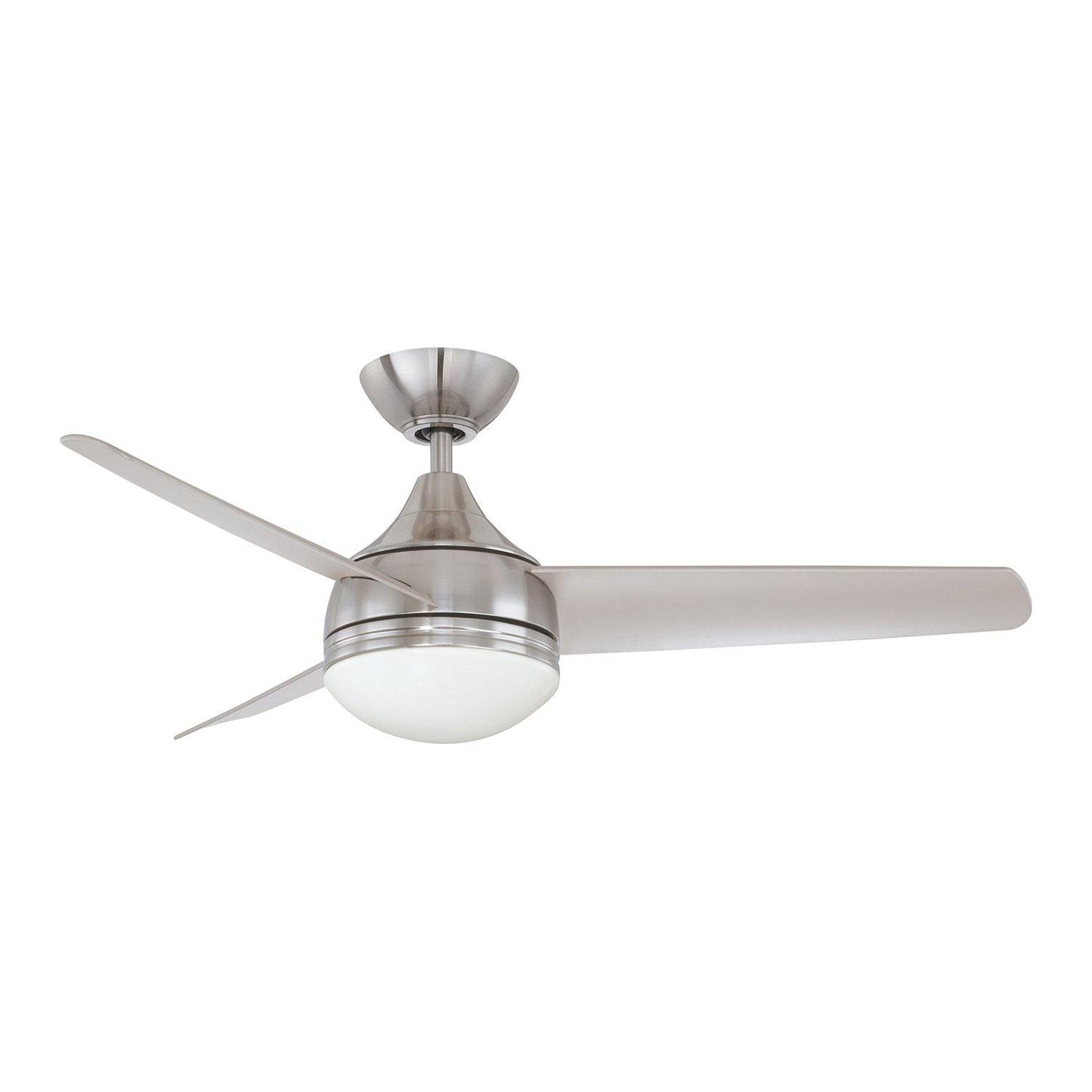 Kendal Lighting - Moderno Led Ceiling Fan - AC19242L-SN - Canada Light Shop