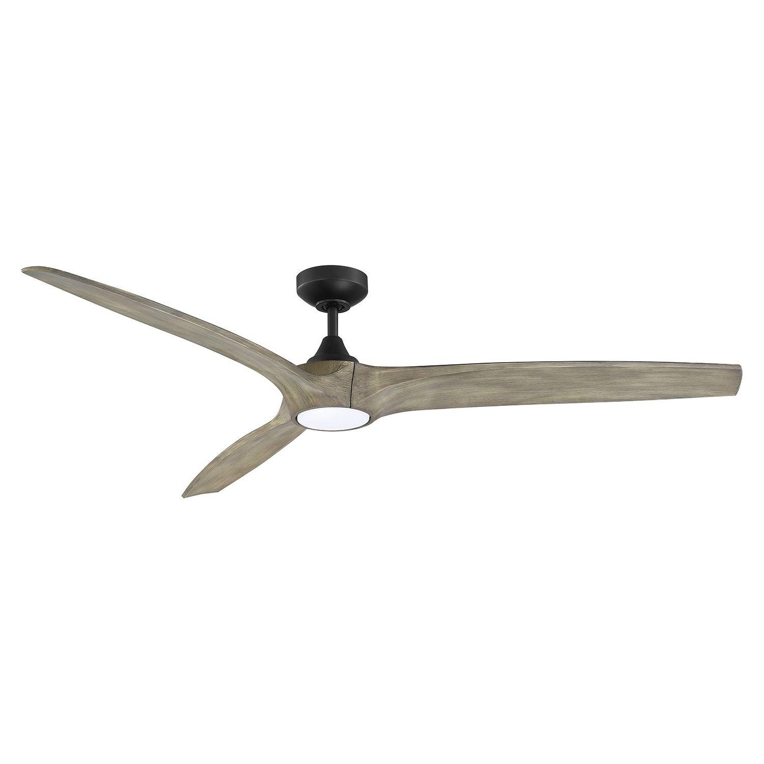 Kendal Lighting - Paladin Ceiling Fan - AC23660-BLK/GWO - Canada Light Shop