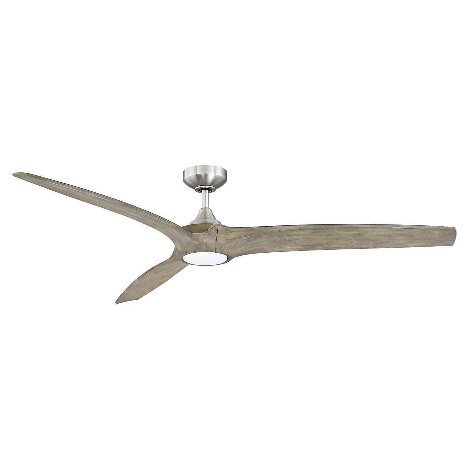 Kendal Lighting - Paladin Ceiling Fan - AC23660-SN/GWO - Canada Light Shop