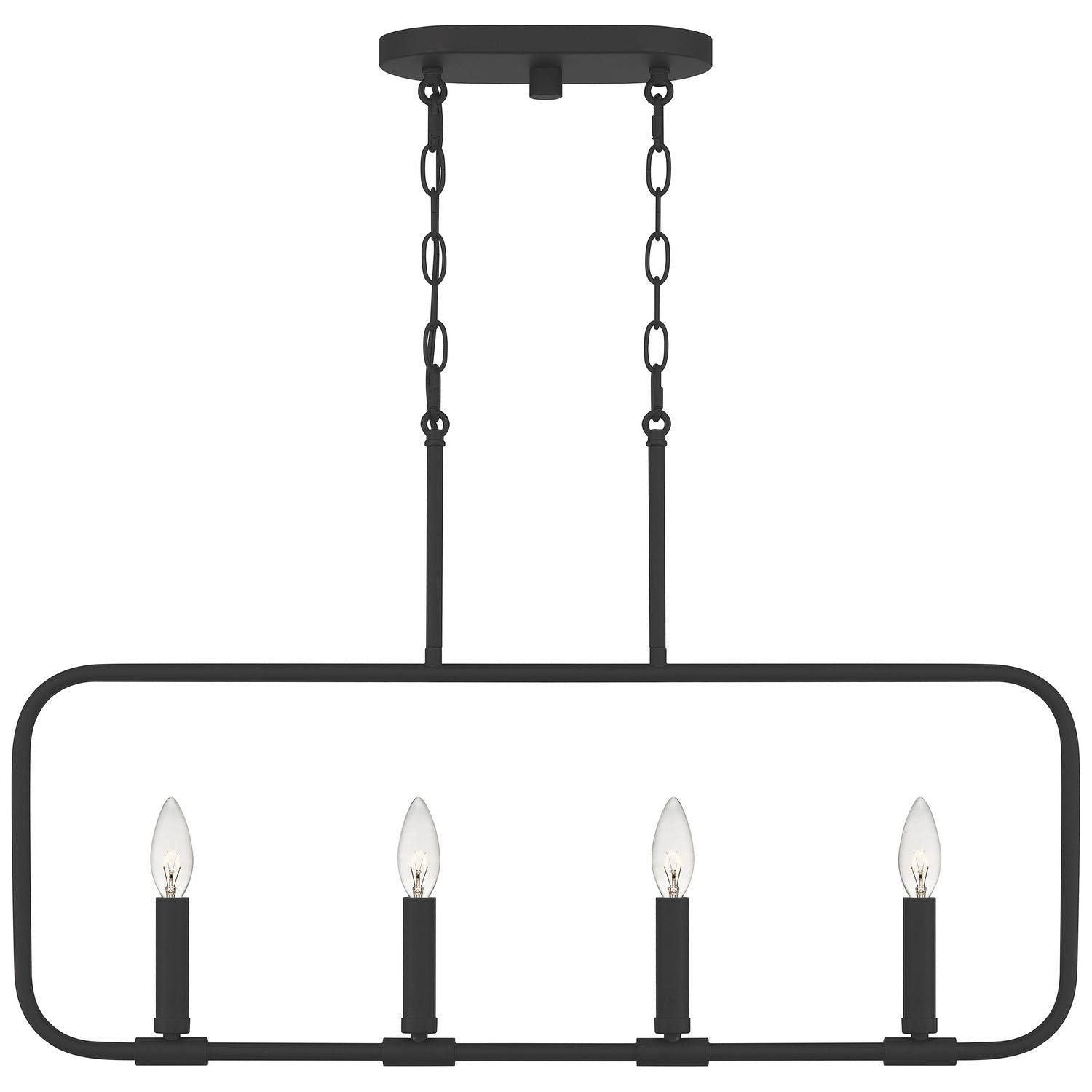 Quoizel - Abner Linear Chandelier - ABR432MBK - Canada Light Shop