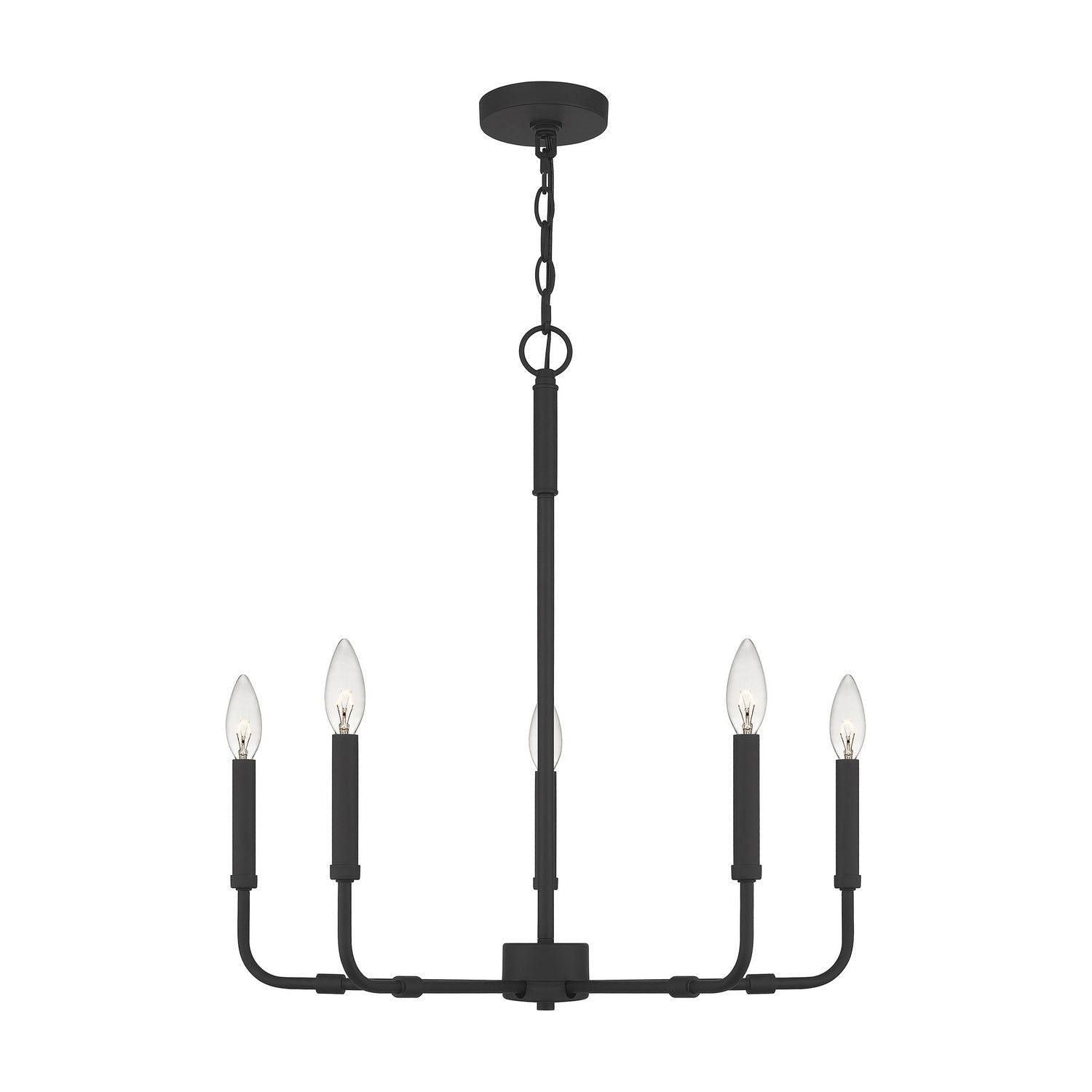 Quoizel - Abner Chandelier - ABR5024MBK - Canada Light Shop