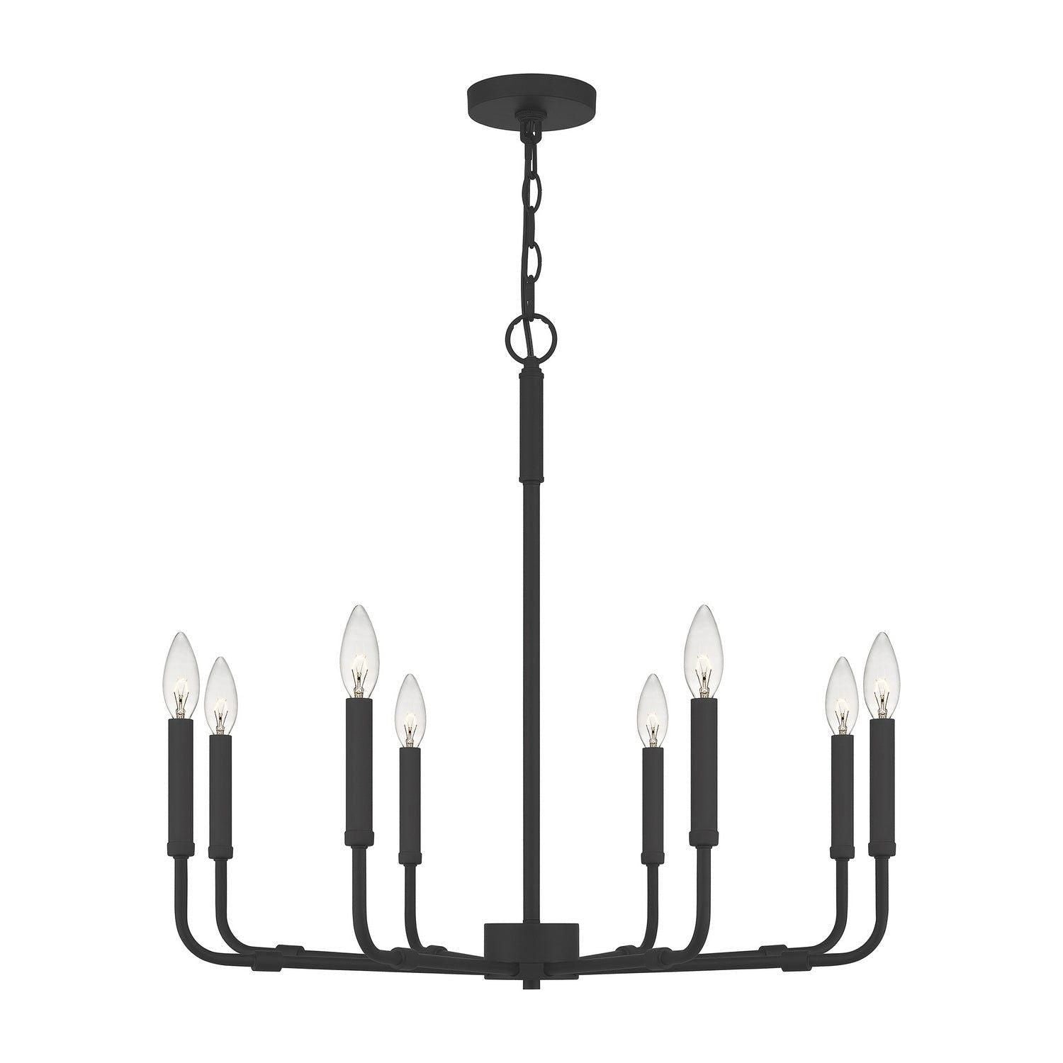Quoizel - Abner Chandelier - ABR5028MBK - Canada Light Shop