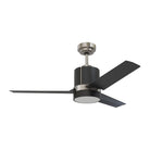 Kendal Lighting - Trinity Ceiling Fan - AC24144-BLK/SN - Canada Light Shop