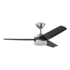 Kendal Lighting - Sirocco Ceiling Fan - AC24344-SN/BLK - Canada Light Shop