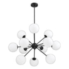 Kendal Lighting - Phoenix Cluster Pendant - PF101-12L-BLK - Canada Light Shop
