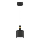 Kendal Lighting - Axis Pendant - PF110-BLK/BRS - Canada Light Shop