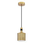 Kendal Lighting - Axis Pendant - PF110-BRS/BLK - Canada Light Shop