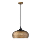 Kendal Lighting - Orian Grande Pendant - PF135-BRS/BLK - Canada Light Shop