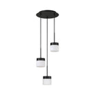 Kendal Lighting - Nuon Pan - PF150-3LPA-BLK - Canada Light Shop