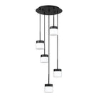Kendal Lighting - Nuon Pan - PF150-5LPA-BLK - Canada Light Shop