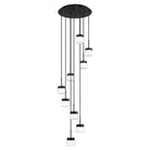 Kendal Lighting - Nuon Pan - PF150-9LPA-BLK - Canada Light Shop
