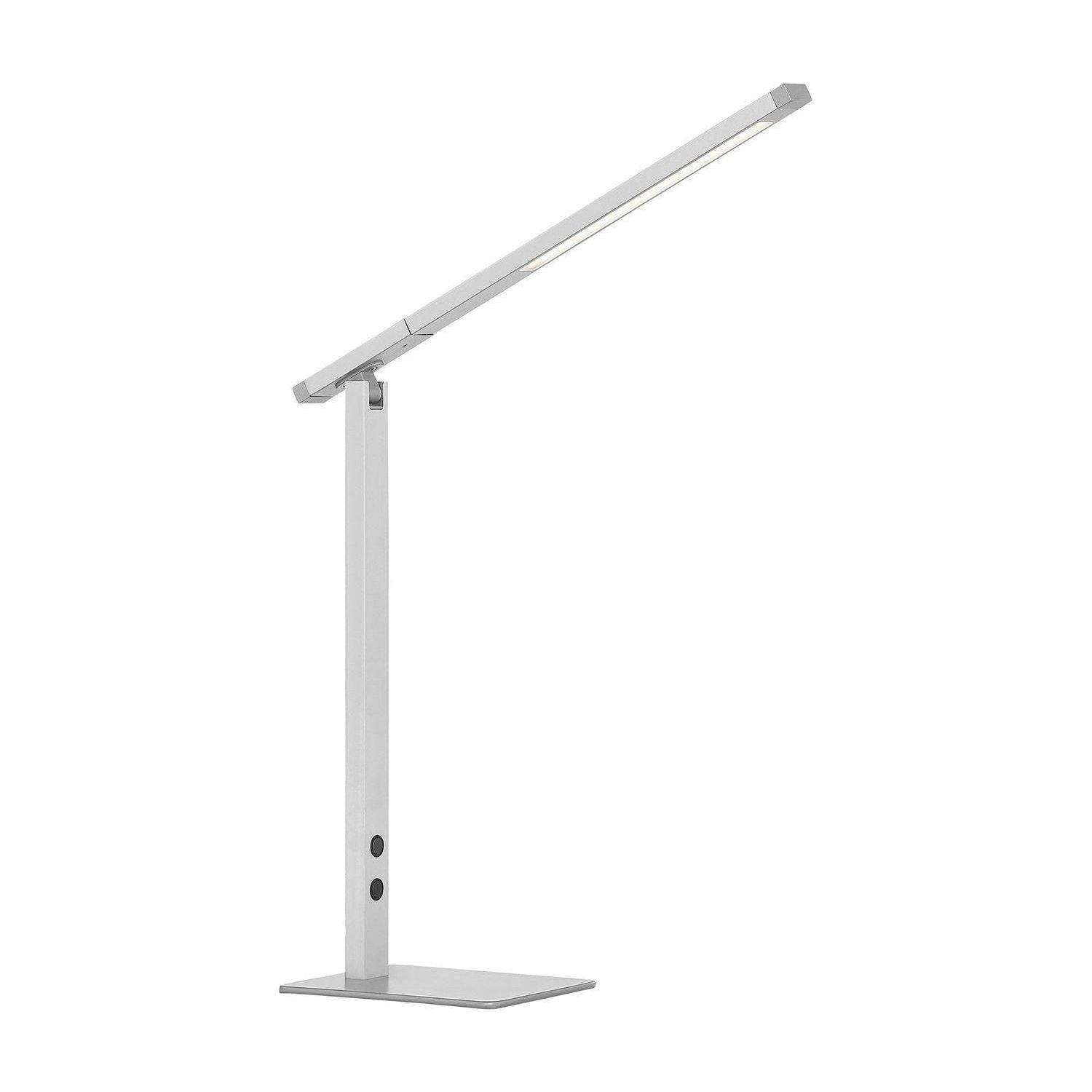 Kendal Lighting - Droidr LED Desk Lamp - PTL5018-SV - Canada Light Shop
