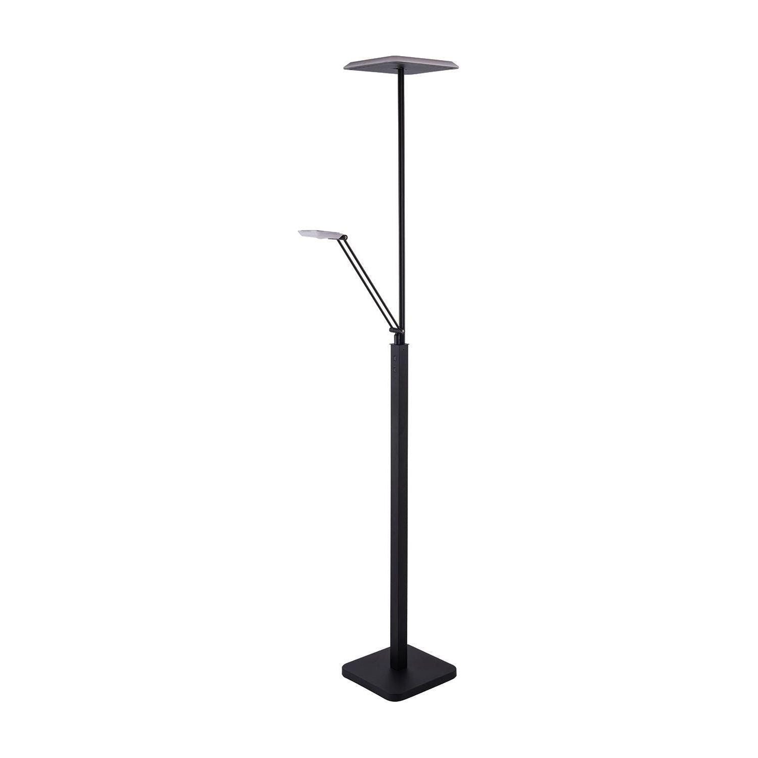 Kendal Lighting - Ibiza LED Torchiere - TC5020-BLK - Canada Light Shop