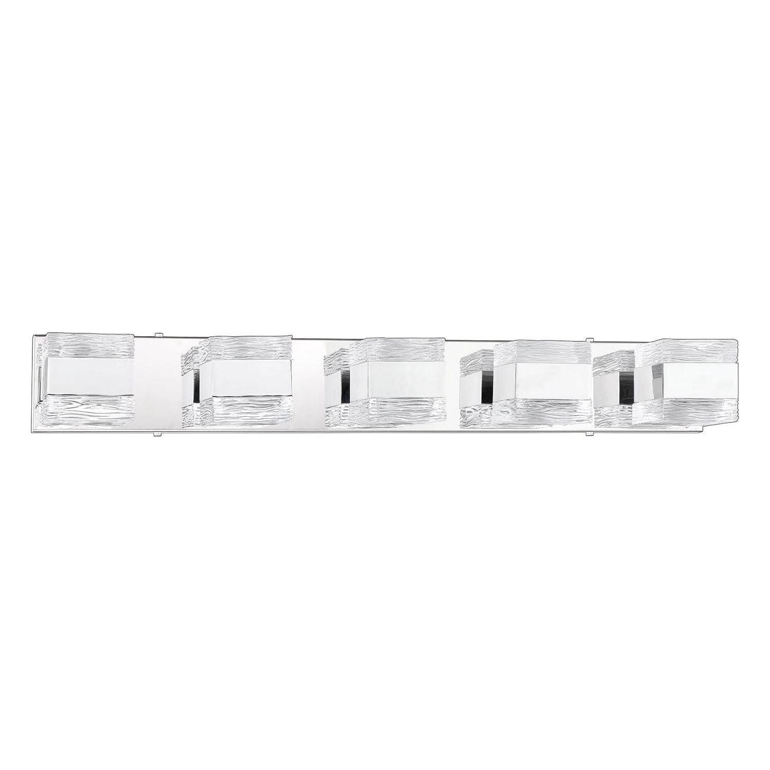 Kendal Lighting - Cubix Vanity Light - VF1100-5L-CH - Canada Light Shop